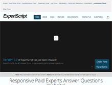 Tablet Screenshot of expertscript.com